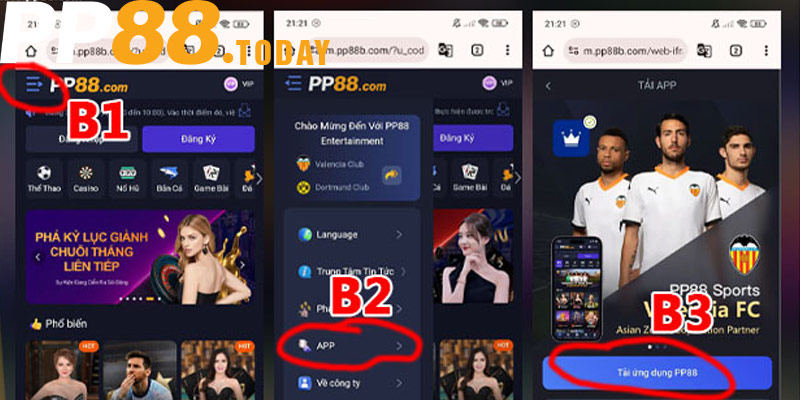 Hướng Dẫn Tải App PP88 Trên Android Và iOS Chỉ Với Vài Bước