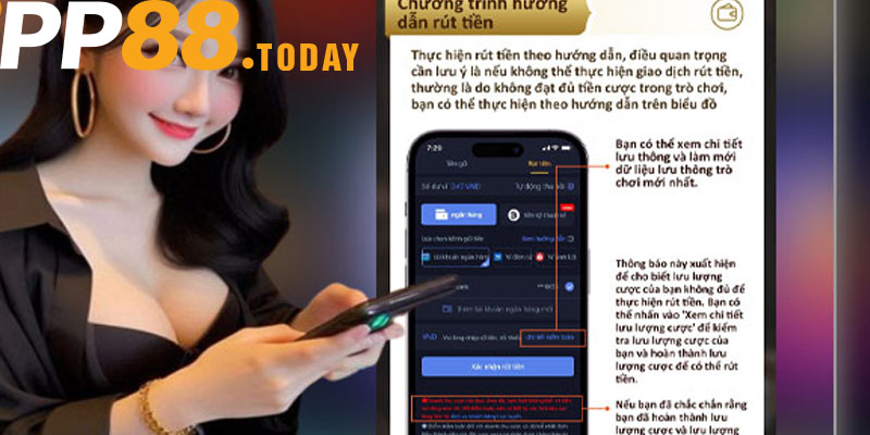 Rút Tiền Trên App PP88 – Thao Tác Nhanh, Chính Xác